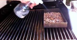 how to use wood pellets on a gas grill