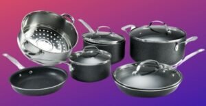 what is granite stone pan made of