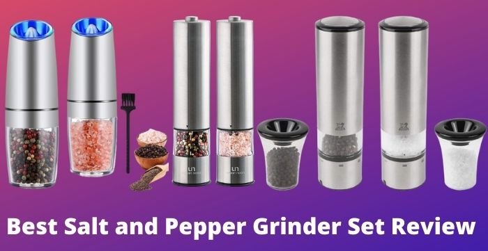 salt and pepper grinder set