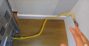 how to disconnect a gas range