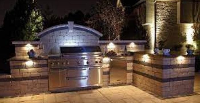 outdoor kitchen lighting
