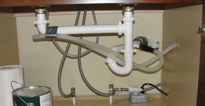how to hook up a dishwasher drain hose