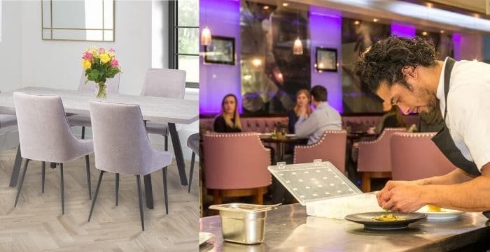 differences between a restaurant kitchen table and a home kitchen table