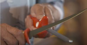 how to sharpen electric fillet knife blades